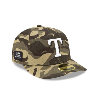 Texas Rangers Gorra | New Era MLB Armed Forces Weekend Low Profile 59fifty Fitted Cap Mexico - Verdes